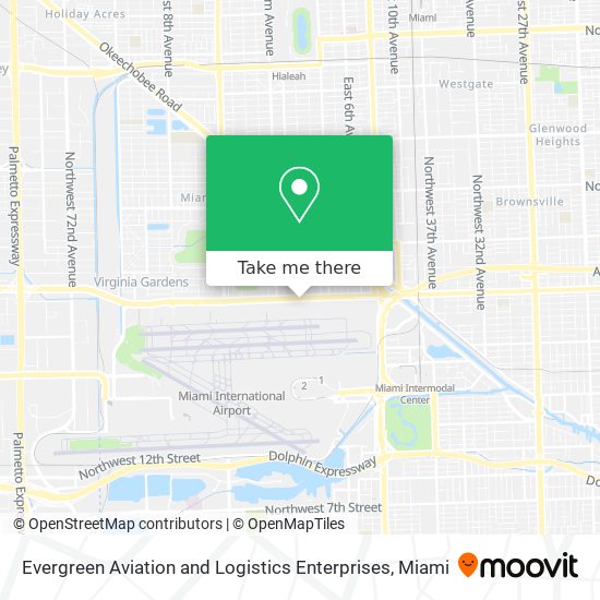 Evergreen Aviation and Logistics Enterprises map