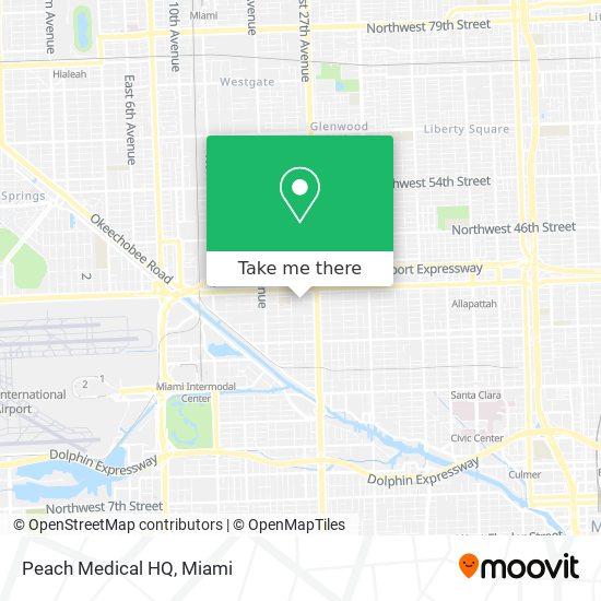 Peach Medical HQ map
