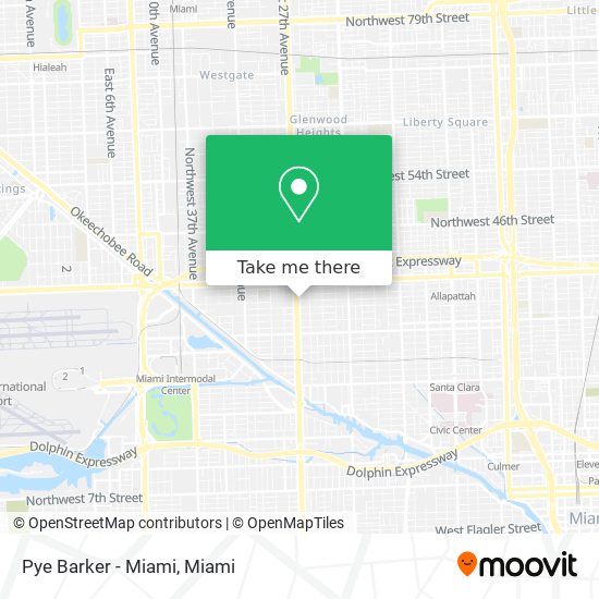 Pye Barker - Miami map