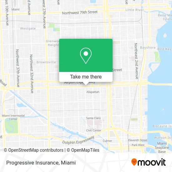 Progressive Insurance map