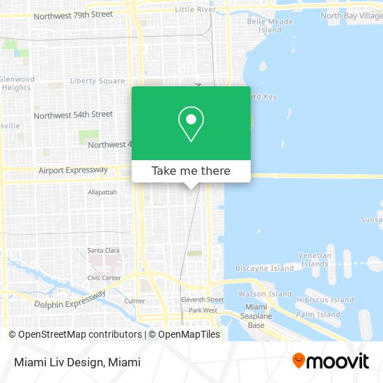 Mapa de Miami Liv Design