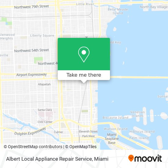 Mapa de Albert Local Appliance Repair Service