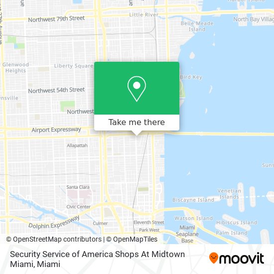 Security Service of America Shops At Midtown Miami map