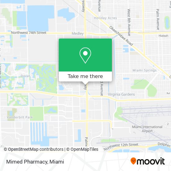 Mimed Pharmacy map