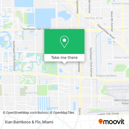 Mapa de Xian Bamboos & Flo