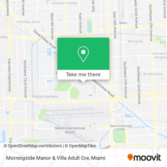 Mapa de Morningside Manor & Villa Adult Cre