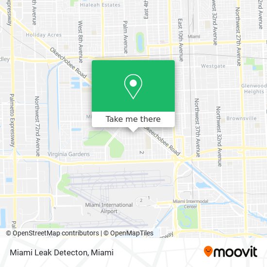 Mapa de Miami Leak Detecton