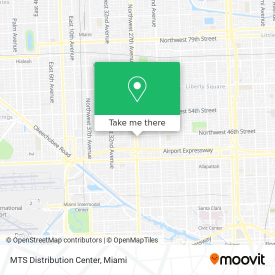 MTS Distribution Center map