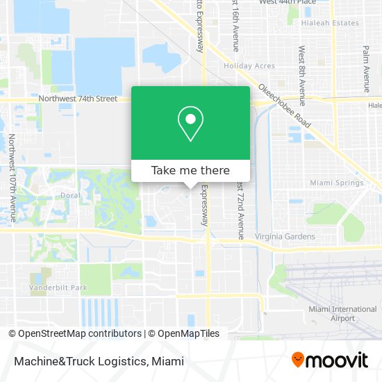 Machine&Truck Logistics map