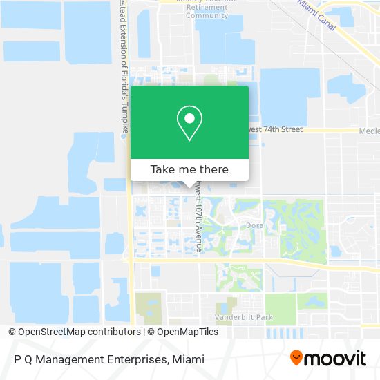 P Q Management Enterprises map