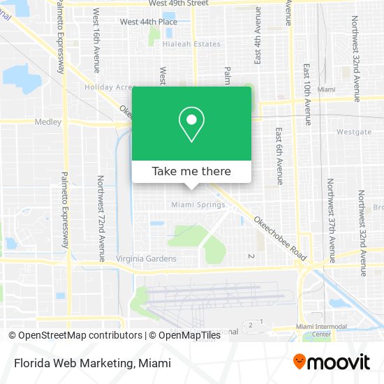 Florida Web Marketing map