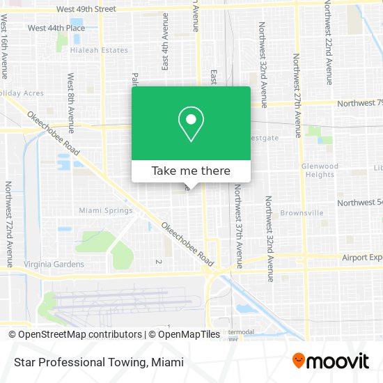 Star Professional Towing map