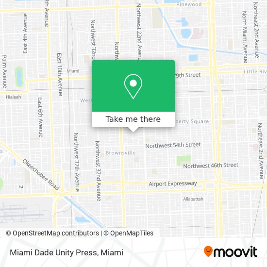 Mapa de Miami Dade Unity Press