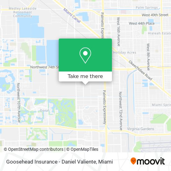 Goosehead Insurance - Daniel Valiente map