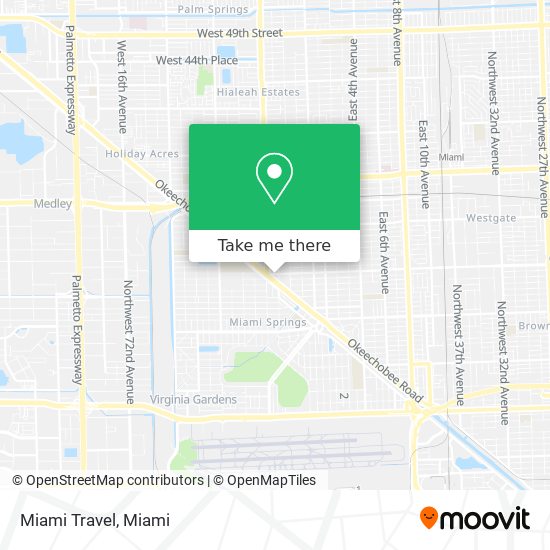 Mapa de Miami Travel