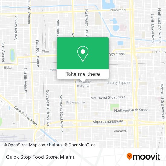 Mapa de Quick Stop Food Store