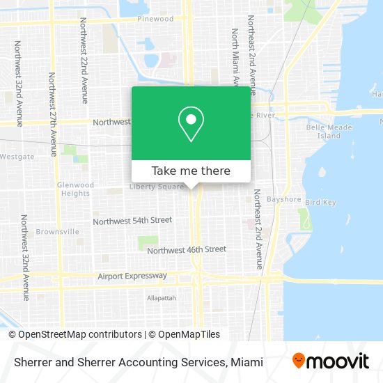 Sherrer and Sherrer Accounting Services map