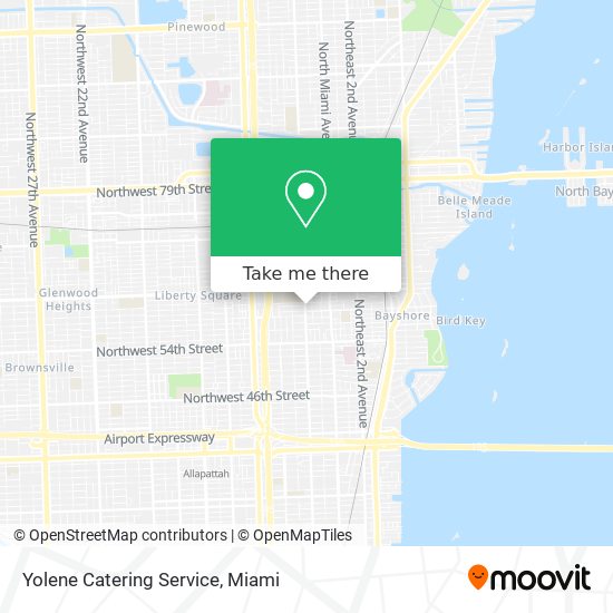 Yolene Catering Service map