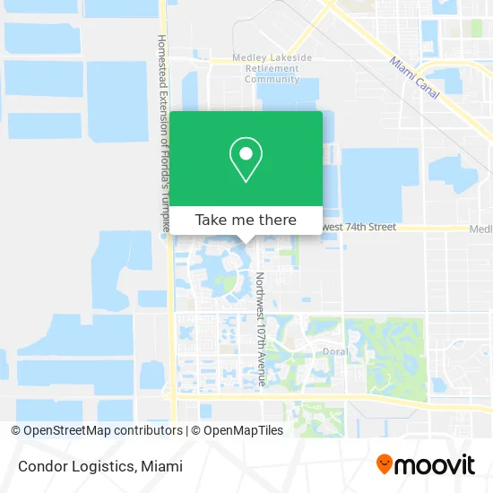 Condor Logistics map