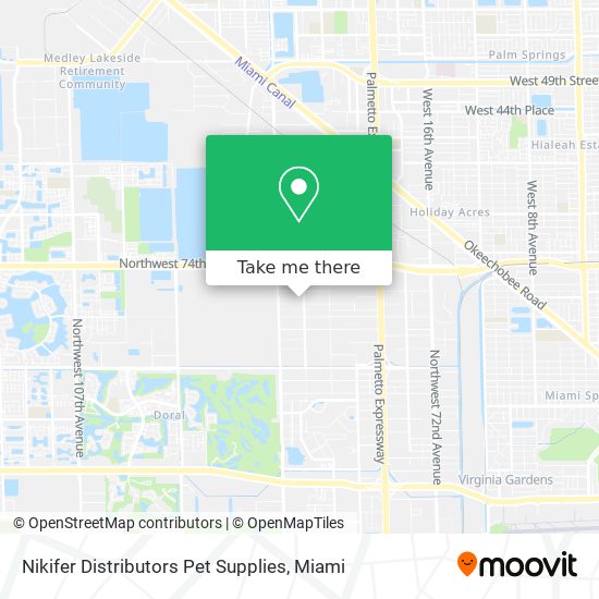 Nikifer Distributors Pet Supplies map