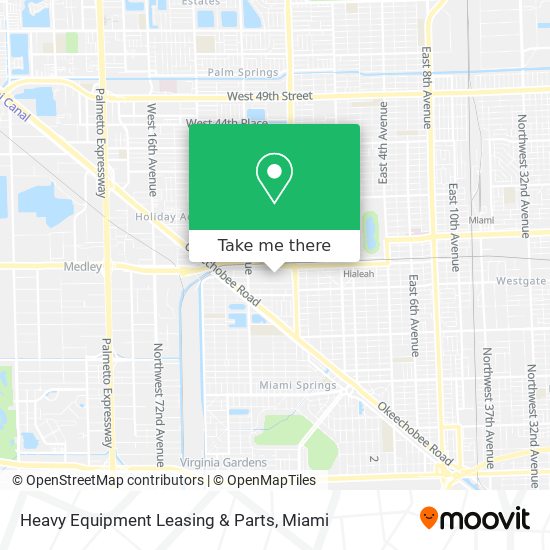 Mapa de Heavy Equipment Leasing & Parts