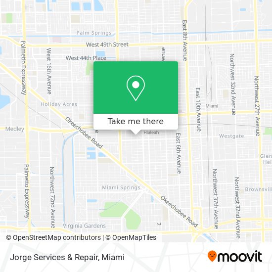 Jorge Services & Repair map