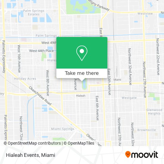 Hialeah Events map
