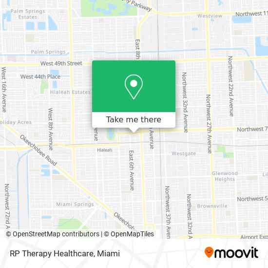 RP Therapy Healthcare map