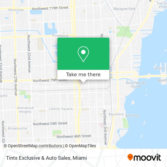 Tints Exclusive & Auto Sales map