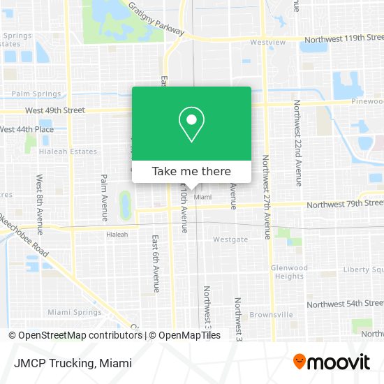 Mapa de JMCP Trucking