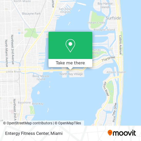 Mapa de Entergy Fitness Center