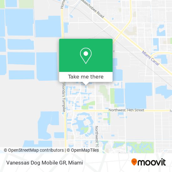 Vanessas Dog Mobile GR map