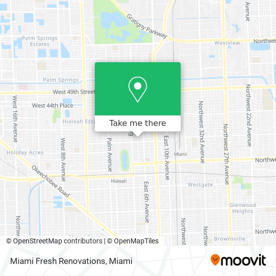 Mapa de Miami Fresh Renovations