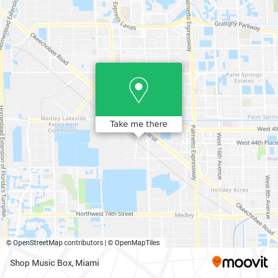 Mapa de Shop Music Box