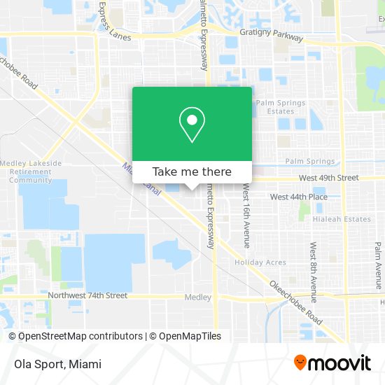 Ola Sport map