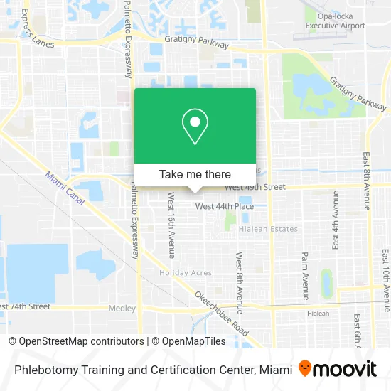 Phlebotomy Training and Certification Center map