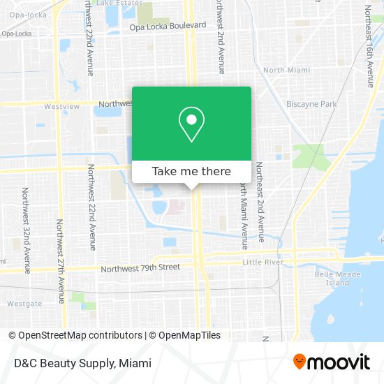 D&C Beauty Supply map