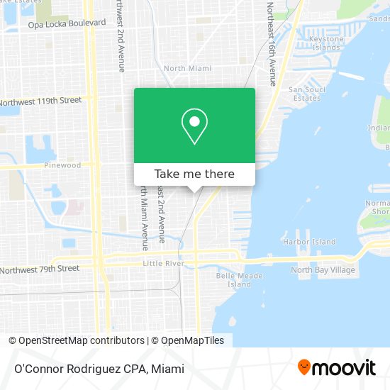 Mapa de O'Connor Rodriguez CPA