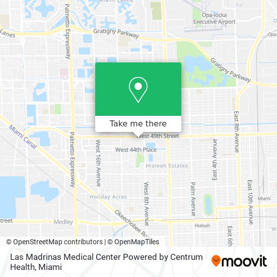 Mapa de Las Madrinas Medical Center Powered by Centrum Health