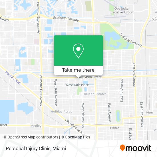 Personal Injury Clinic map