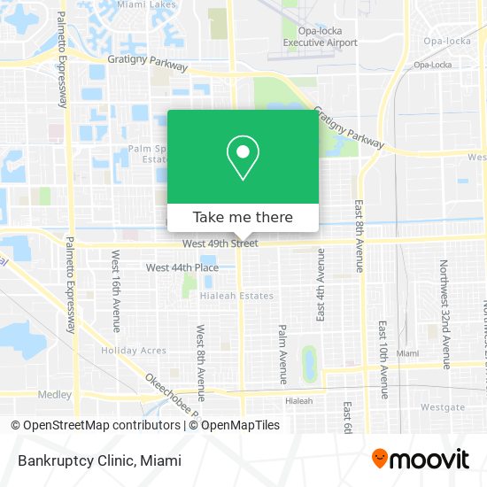 Bankruptcy Clinic map