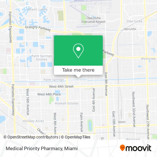 Medical Priority Pharmacy map