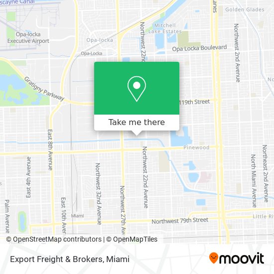 Export Freight & Brokers map