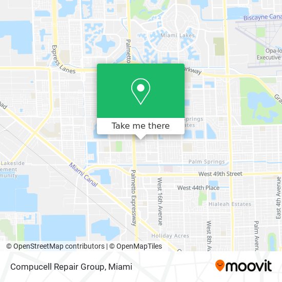 Compucell Repair Group map