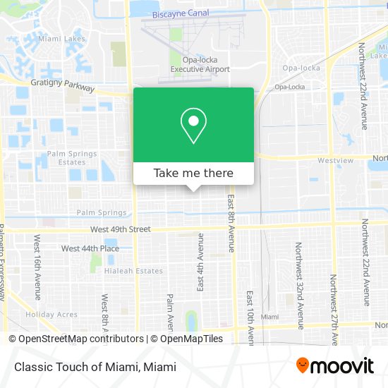 Mapa de Classic Touch of Miami