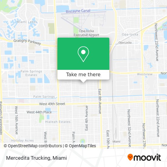 Mercedita Trucking map