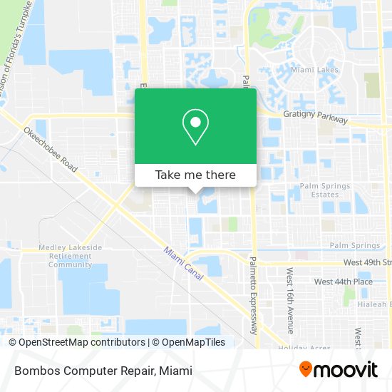 Bombos Computer Repair map