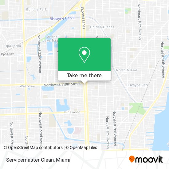 Servicemaster Clean map