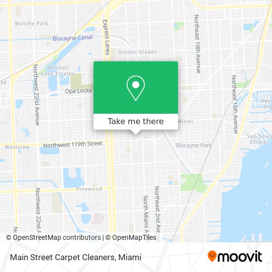 Main Street Carpet Cleaners map