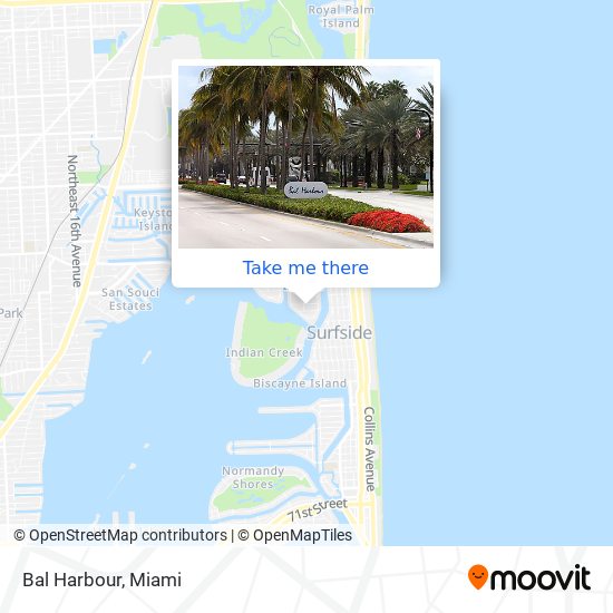 Bal Harbour map